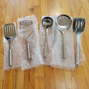 Stainless Steel Cooking Utensils Set (5 pcs)